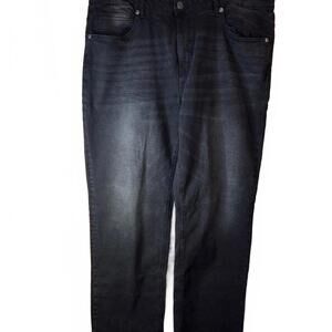 Men's Black Straight Leg Jean Classic 5 pocket 42X34